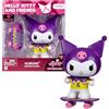 Hello Kitty, 1 statuetta, 10 cm, modello Kuromi, per bambini dai 6 anni, HKT08Z2