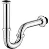 ONECE Sifone Tubo Universale per Lavabo Bagno in Acciaio Inox, 1 1/4 x 32 mm, Regolabile in Altezza e Ruotabile, Sifoni con Manicotto in Gomma, Anti-odore & insetti, Cromato