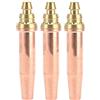 Walfront 3Pcs Punte per Torcia da Taglio per Ossigeno Propano Ugello per Torcia a Gas Isobarico 0.9mm 1.2mm 1.5mm Punte per Saldatura a Gas per Macchina da Taglio a Fiamma