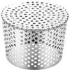 Ctyjia 1 Pezzi Grondaie in Acciaio Inox, Protezione per Pluviale, Previene Le Ostruzioni, Griglia Scarico Terrazzo, per Diametri di 110-125 mm