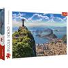 Trefl - Puzzle Rio de Janeiro, Brasile - 1000 Pezzi, vista città, collina, vista aerea, puzzle fai da te, intrattenimento creativo, regalo, puzzle classico per adulti e Bambini dai 12 anni