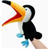 LOMTRATS Marionette a mano per uccelli per bambini,include pappagalli, pavoni, ecc. Con bocche aperte mobili, perfette per raccontare storie, insegnare, scuola materna, regali di compleanno