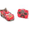 Disney Store Official Macchina telecomandata Saetta McQueen Scontrati e Ricostruisci per Bimbi, Disney Pixar Cars, 15 cm, Giocattolo RC Ricco d'azione con Funzione di ricostruzione, 3+