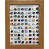 GDWD Set di pietre preziose, 80 minerali, pietre preziose, cristalli naturali, collezione di pietre preziose per bambini, decorazione per la casa, regali per ragazze e ragazzi (marrone)