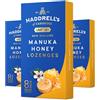 HADDRELLS OF CAMBRIDGE Haddrell's of Cambridge | Pastiglie al Miele di Manuka UMF 16+ | Sollievo Naturale per la Gola | 8 pastiglie