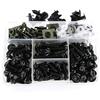 Xitomer Aftermarket Kit di bulloni di fissaggio universali per Suzuki SV650 GSXR1000 GSXR750, HONDA CBR600RR, YAMAHA XSR700 MT07, KAWASAKI Ninja650/ZX-6R/ ZX-14, Aprilia RSV4 (nero)