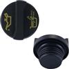 Ausi 71740676 Oil Filler Cap, Black, Compatible with Fiat 500, Grande Punto, Punto Evo, Idea, Panda