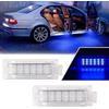 POPMOTORZ LED Luce Portiera Auto, 2 Pezzi LED Luci Portiere per BMW 1 Series F20 F21 2 Series F22 F23 F45 F46 F87 3 Series F30 F31 F34 F35 F80 4 Series F32 F33 F36 F82, Blu