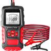 Behogan Tester batteria per auto: tester digitale 12 V/24 V, 100 - 2000 CCA, analizzatore digitale 3 Ah-200 Ah, analizzatore per batteria per auto, moto, camion, ATV, SUV, barca