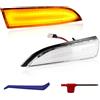 POPMOTORZ LED Indicatori di Direzione Specchietto Retrovisore per Ford Fiesta Fiesta Mk7 B-Max, Frecce LED Specchietto con Canbus Senza Errori 2835 SMD, 2 Pezzi