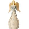 Enesco Foundations Sister Laughs and Tears - Statuetta di angelo colomba, 19 cm, multicolore