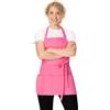Chef Works Grembiule unisex con tre tasche, rosa acceso, taglia unica
