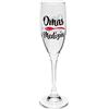 GRUSS & CO 47824 - Bicchiere da spumante con scritta Omas Medizin, in vetro, 20 cl