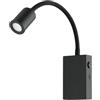 Eglo LED applique Tazzoli, lampada da lettura a collo d'oca da parete, luce