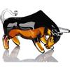 Casablanca modernes Design Casablanca Toro, nero/marrone, lunghezza 21 cm, altezza 12 cm