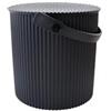 sceltevie Hachiman Omnioutil - Mini secchio con coperchio, 4 l, colore: Nero