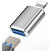 HOYULLI Lightning A USB Femmina Adattatore Per IPhone 14 13 OTG Jack Cavo Da Per Apple 3.0 Trasferire Dati Foto Chiavetta Memoria Reader Card Macchina Lettore Fotocamera Per iPad Esterna Mouse Tastiera ip-OTG