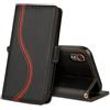 laddutoi Cover per Samsung Galaxy Xcover 7, Custodia Flip Case in Pelle PU [Slot Carte] [Supporto Stand] [Magnetica], Libro Portafoglio Antiurto Custodia per Samsung Xcover 7, Nero