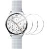 FDHYFGDY 3 pezzi Pellicola Protettiva per Xiaomi Watch 5, Vetro Temperato HD [resistente ai graffi + copertura completa], Compatibile con Xiaomi Watch 5 Anti-bolla