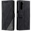 SONWO Cover per Realme 6 / Realme Narzo/Realme 6S, Flip Caso in PU Pelle Case Cover Portafoglio Custodia per Realme 6 / Realme Narzo/Realme 6S, [Kickstand] [Slot per Schede], Nero