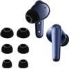 kwmobile 6x Auricolari di ricambio compatibile con Anker Soundcore Liberty 4 NC Gommini sostitutivi in Silicone - 3 Misure - nero