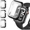 DMVEIMAL 3 Pezzi Morbido TPU Cover per Apple Watch SE/2 40mm 44mm 46mm 45mm 41mm 49mm 42mm 38mm iWatch Case,Copertura Completa Protettiva HD Cover per Apple Watch Series 10 9 8 7 6 5 4 3 Ultra/2