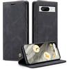 Monweicz Cover Compatibile con Google Pixel 8, Custodia Portafoglio con Slot per Scheda, Protezione Completa Premium in Pelle PU, Flip Libro Magnetica Google Pixel 8, Nero
