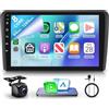 Rimoody 6G+128G 8 Core Android Autoradio per Audi A3 S3 RS3 8P 8VS 8PA 2003-2012 9 Pollici Autoradio Senza Fili Carplay Android Auto FM/RDS/EQ WiFi GPS Mirror Link Bluetooth Telecamera Posteriore
