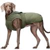 Kuoser Cappotto impermeabile per cani Giacca per cani per cani di piccola e media taglia, Cappotto invernale in tela riflettente Cappotto per cani di taglia grande Giacca in pile per cuccioli Cappotto