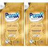 Clovin Purox PUROX Black Vibes Ammorbidente Lavatrice Concentrato (54 Lavaggi) - Note di agrumi e quercia, Cura i tessuti, Profumo persistente, Antistatico, Stiro facilitato, 600 ml (Confezione da 2)
