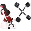 Limmion Set Bondage Manette Sexy Adulti Giocattoli Sessuali Erotici Manette Letto per Coppie Adulte Erotica Posizione Forzata Manette per il Sesso di Coppia Giocattoli del Sesso
