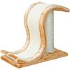 TRIXIE 4341 Inca - Tavola da grattare ondulata, 25-44 cm, Colore: Marrone