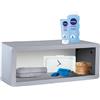 Phoenix Safe Miami - Mensola da parete, 49 cm, colore: Grigio