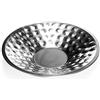 com-four® ciotola decorativa in metallo - ciotola dal design decorativo - ciotola con design martellato come decorazione per la tavola, portafrutta [la selezione varia] (Colpo di martello)
