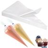 Luoqun88 Sac à poche usa e getta extra large, 45,7 cm, confezione da 50 sacchetti trasparenti usa e getta, in polietilene resistente e resistente, per torte e biscotti fai da te (45 x 24 cm,
