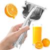 Lunaanda Spremiagrumi Manuale, Spremi Limone in Acciaio Inossidabile Spremi Agrumi Manuale Spremi Lime Manuale Spremi Arance, Spremiagrumi Frutta Manuale Robusto per Cucina, Bar, Ristorante