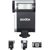 Godox iA32 Flash GN15 Mini fotocamera Speedlite con testa flash regolabile, 8 livelli di potenza, modalità manuale/automatica, sostituzione hot shoe universale per fotocamere DSLR Canon, Sony, Nikon
