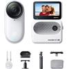 Insta360 GO 3S Pack Viaggio (128GB) - Cam 4K per vlogging, POV a mani libere, montaggio magnetico, stabilizzazione, 140 minuti di autonomia, impermeabilità fino a 10 m, editing IA
