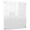 Nobo Mini Lavagna da Parete in Acrilico con Pennarello Incluso, Cancellabile a Secco e Senza Cornice, 450 mm x 450 mm - Bianco