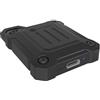 ICY Box (Mini M.2 NVMe SSD Case 2230) USB 3.2 Gen 2 10 Gbit/s, robusto alloggiamento in zinco, incluso cuscinetto termico e cinghia di trasporto, design compatto per esterni, IB-1601MP-CU31