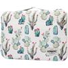 Kinmac - Custodia protettiva impermeabile a 360 gradi, con maniglia Cacti 13.3 inch-13.5 inch