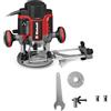 Einhell Fresatrice Einhell Professional TP-RO 1400 E (1400 W, altezza di soll. 55 mm, pinze di serraggio Ø 6 e 8 mm, luce a LED, incl. Guida parallela, punta del compasso, manicotto copiatore e utensile)