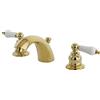 Kingston Brass KB942B Victorian Mini-Widespread Bathroom Faucet, Polished Brass, 4.5 x 3.5 x 2.06