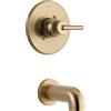 Delta Faucet t14159-cz Trinsic Tub solo ruvida Trim (venduto separatamente), champagne Bronze