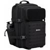 PB Hunters Zaino tattico 45L - Zaino militare per uomo e donna - MOLLE, impermeabile, scomparto per computer portatile - escursionismo, HYROX, palestra, allenamento all'aperto, zaino militare - nero
