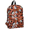mybagstory - Zaino Topolino Bambino Scuola Elementare Asilo Palazzo Unisex Taglia 33 cm Spalline Regolabili Poliestere Riciclato Castagna