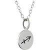 FashionJunkie4Life - Collana con ciondolo a forma di oroscopo, in argento Sterling, 45,7 cm