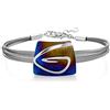 LillyMarie Bracciale In Argento Sterling 925 Rodio Con Ciondolo Multicolore