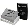 OPEIXSAYKOC Set di 3 Libri Decorativi per Scatola Portaoggetti, Moderno Decorazioni libri, Libro Finto Decorativo, Scatola Apribile a Forma di Libro, decorazione per la casa, ufficio, soggiorno, scaffale