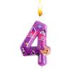 Sdjuifsd Candele Compleanno Gabby, Candela Numero 4 Gabby, Candele Gabby Viola 3D, Candela a Tema, Decorazioni per Feste, Decorazione per Torte, Ragazzi e Ragazze, Baby Shower, Anniversari, Compleanni Bambini